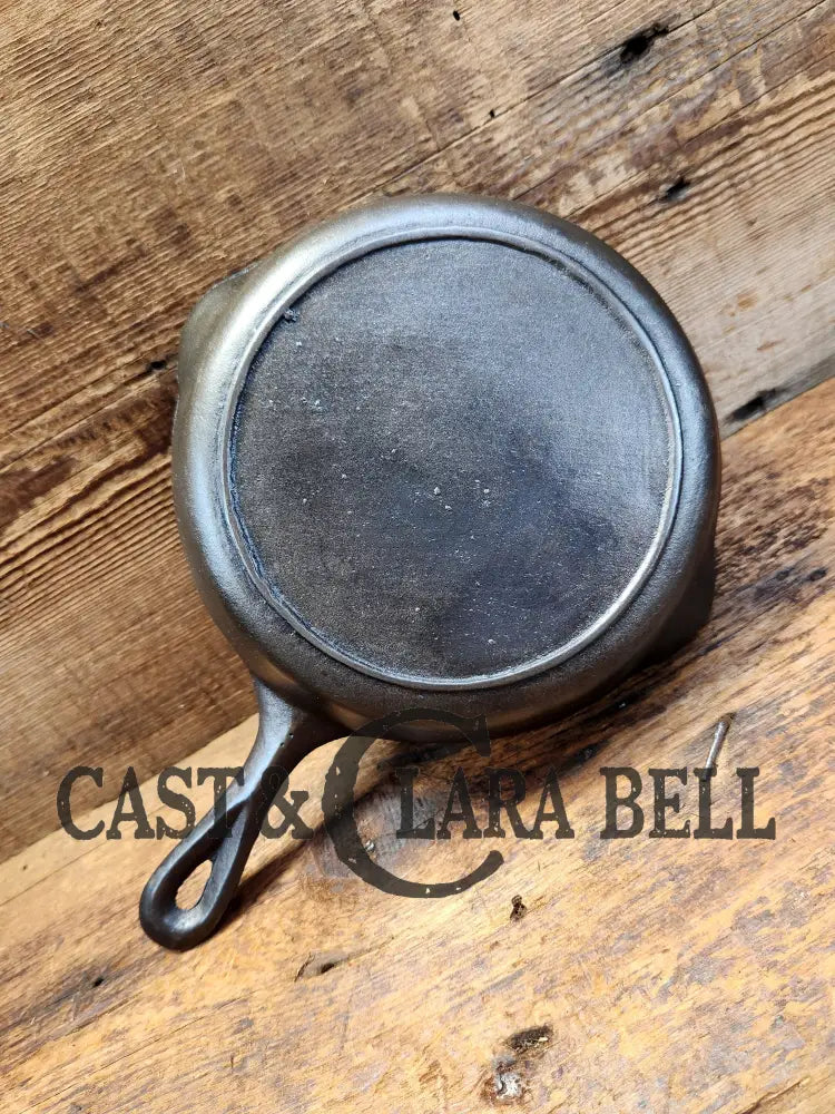 Unknown Foundry! #5 Raised Skillet With Heat Ring. An Awesome Sauce Pan! Restored And Ready To Use.