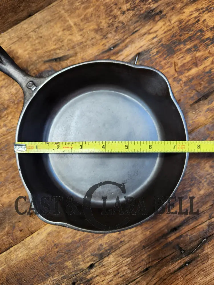 Unknown Foundry! #5 Raised Skillet With Heat Ring. An Awesome Sauce Pan! Restored And Ready To Use.