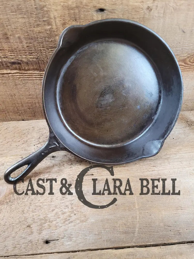 Unknown Foundry! #7 ’P Pan’ Lodge Style Skillet With Heat Ring.