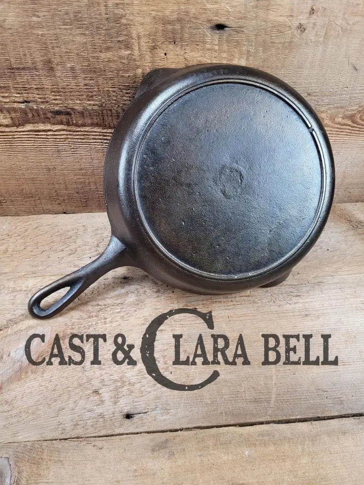 Unknown Foundry! #7 ’P Pan’ Lodge Style Skillet With Heat Ring.