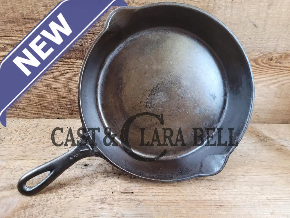 Unknown Foundry! #7 ’P Pan’ Lodge Style Skillet With Heat Ring.