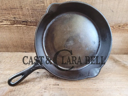 Unknown Foundry! #7 ’P Pan’ Lodge Style Skillet With Heat Ring.