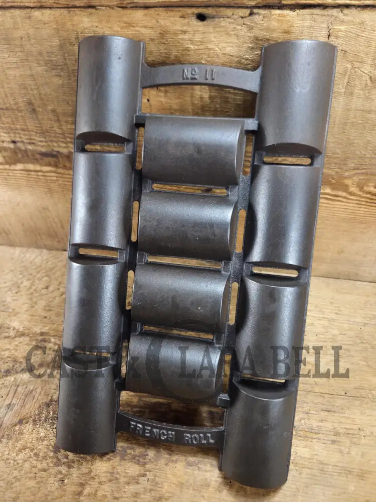 Unknown French Roll No. 11 Pan w/ raised No. 11 & French Roll markings. Rumored Griswold but likely Unknown Beautiful