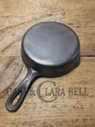 Unknown mystery egg skillet. Really cool daily user to own and use. Very similar to unmarked Wagner P on handle (SC24)