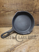 Unknown mystery egg skillet. Really cool daily user to own and use. Very similar to unmarked Wagner P on handle (SC24)
