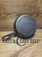 Unknown mystery egg skillet. Really cool daily user to own and use. Very similar to unmarked Wagner P on handle (SC24)