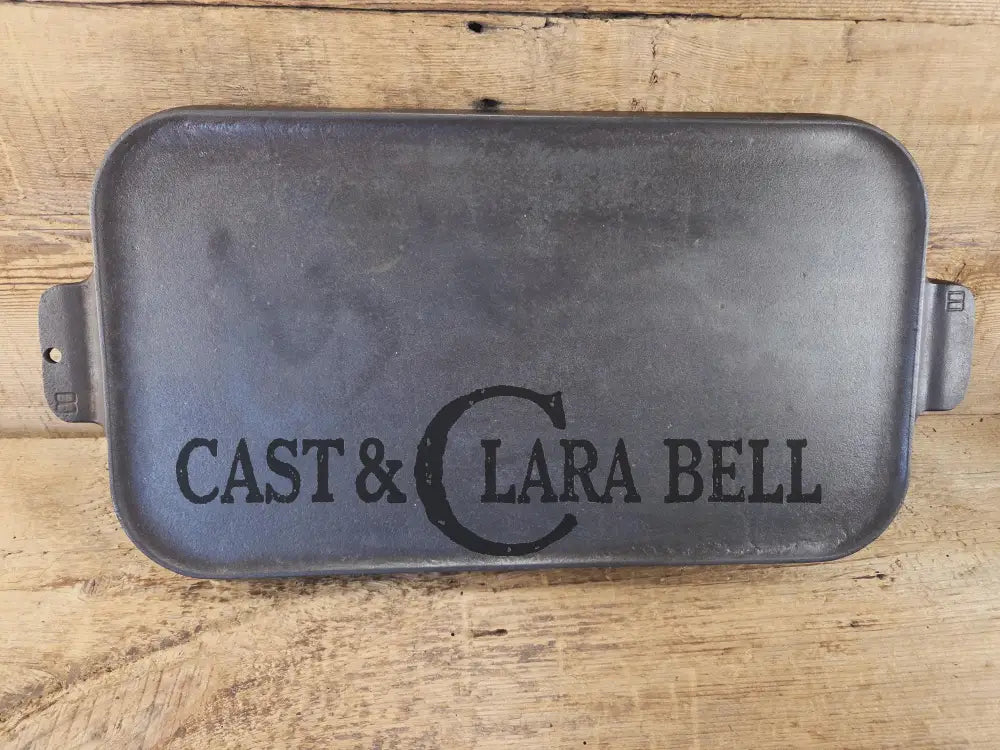 Up your pancake game with this 1930’s Era Griswold Large Block #8 Long Griddle. P/N 771. Griddle