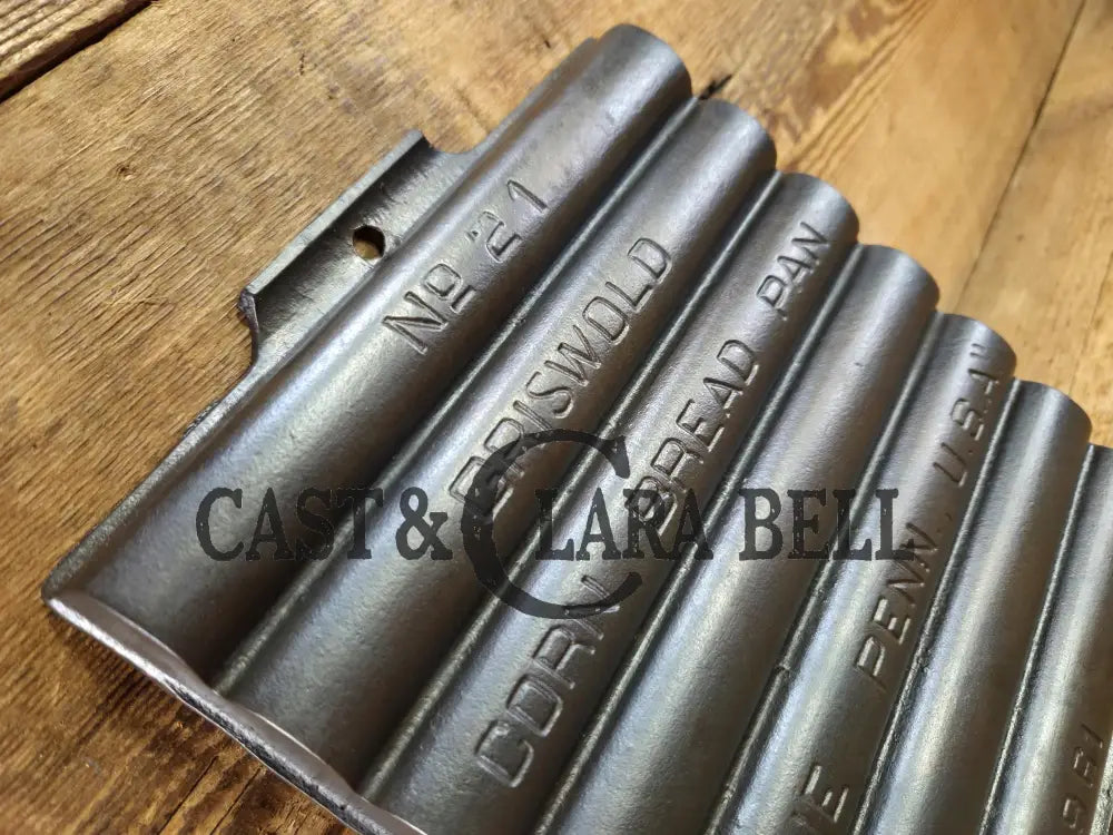 Variation 1 of 1. Fully Marked tough to find 1930’s Era Griswold No. 21 Corn Bread Pan 11 cup ’Erie Penn USA,’ 961