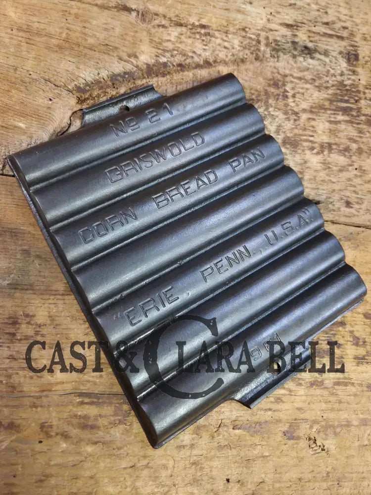 Variation 1 of 1. Fully Marked tough to find 1930’s Era Griswold No. 21 Corn Bread Pan 11 cup ’Erie Penn USA,’ 961