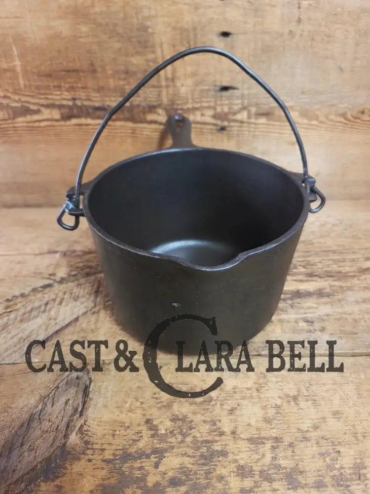 Very 1930’s HTF Griswold Deep Fat Fryer 1003. Restored and Ready To Use! Soups Stews and Deep frying Skillet