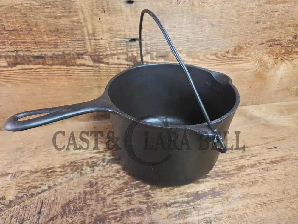 Very 1930’s HTF Griswold Deep Fat Fryer 1003. Restored and Ready To Use! Soups Stews and Deep frying Skillet