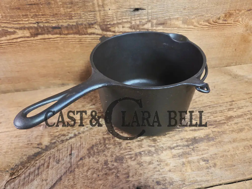 Very 1930’s HTF Griswold Deep Fat Fryer 1003. Restored and Ready To Use! Soups Stews and Deep frying Skillet