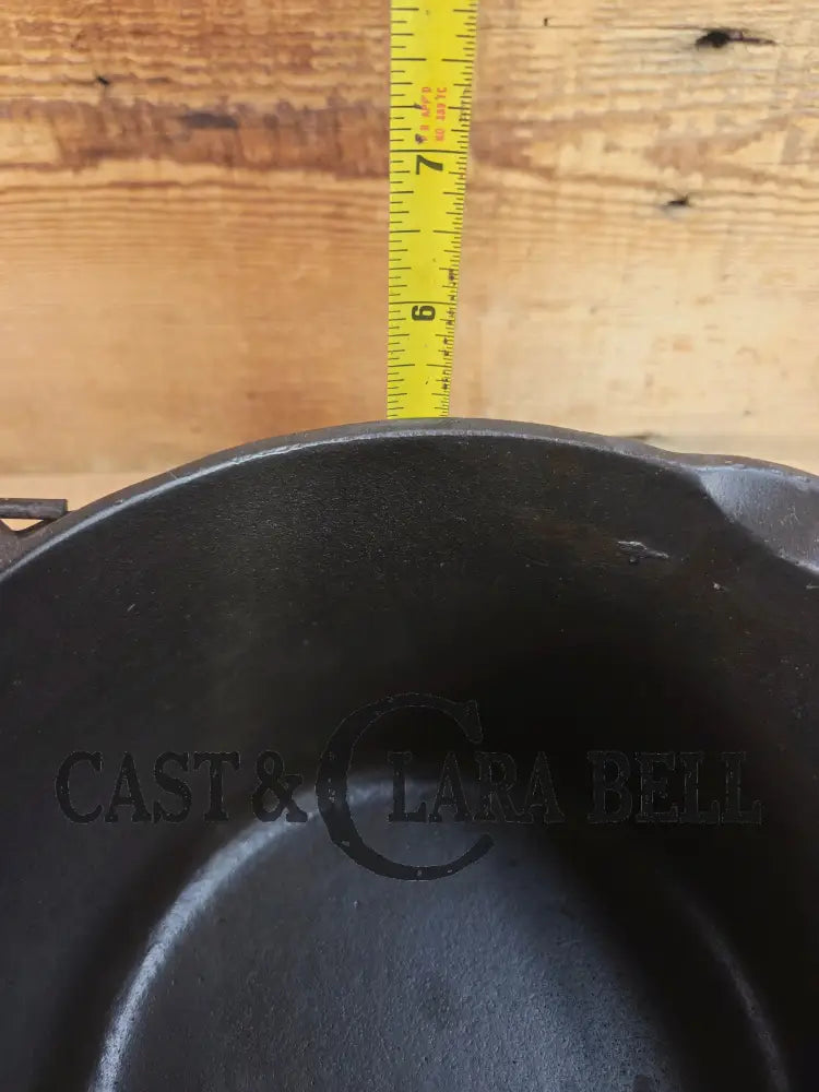 Very 1930’s HTF Griswold Deep Fat Fryer 1003. Restored and Ready To Use! Soups Stews and Deep frying Skillet