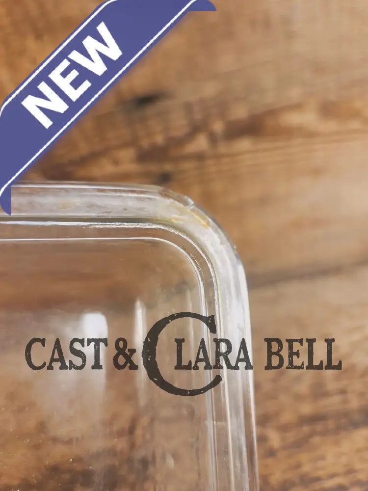 Very cool! 1940’s Era Fully marked Griswold glass square skillet lid! Fits Utility skillet Skillet