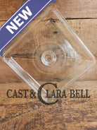 Very cool! 1940’s Era Fully marked Griswold glass square skillet lid! Fits Utility skillet Skillet