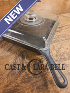 Very cool! 1940’s Era Fully marked Griswold glass square skillet lid! Fits Utility skillet Skillet