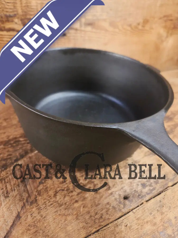 Very cool #3 Birmingham Stove & Range 3 quart sauce pot. Perfect bean pot for your grill! Dutch Ovens Trivets & Kettles