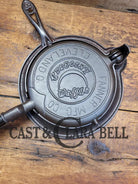Very Cool! Early 1900’S Fanner Mfg Co No. 8 Crescent Cast Iron Waffle Maker With Low Base. Harder