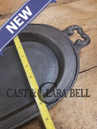 Very cool! Late 1800’s Antique Gate-marked #8 Cast Iron Griddle/Sad Iron Heater. Ornate fancy handles awesome for