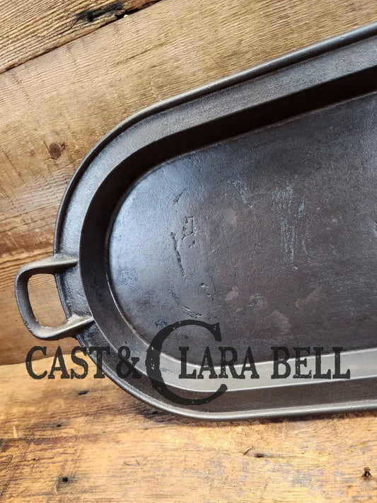 Very Cool! Late 1800’S Fancy 8 Gate Marked Griddle (Iron Heater). Unique Piece. Griddle