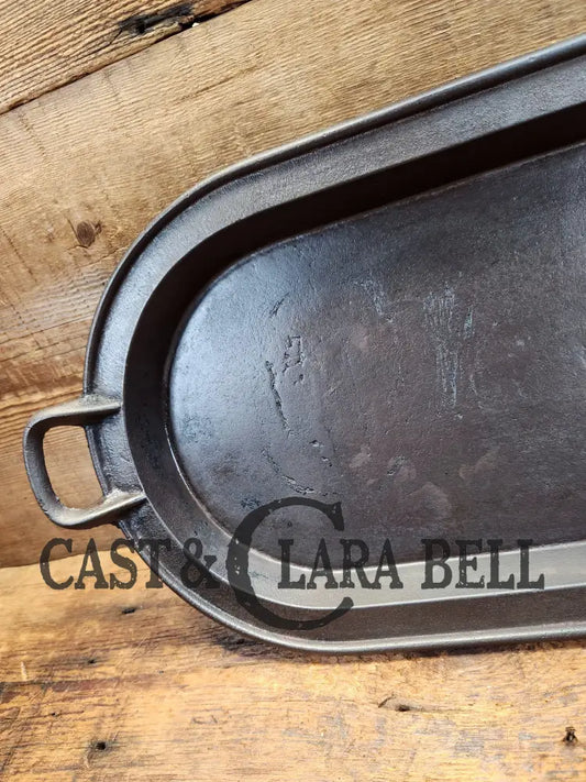 Very Cool! Late 1800’S Fancy 8 Gate Marked Griddle (Iron Heater). Unique Piece. Griddle