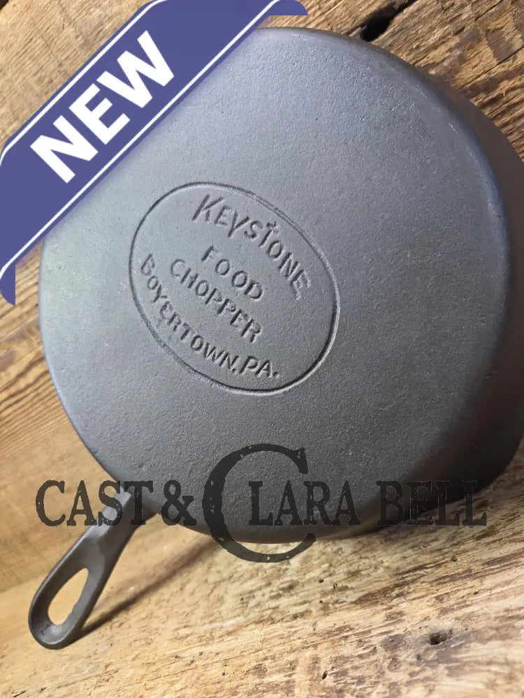 Very cool local PA piece. Boyertown PA ’Food Chopper’ saute skillet SC24