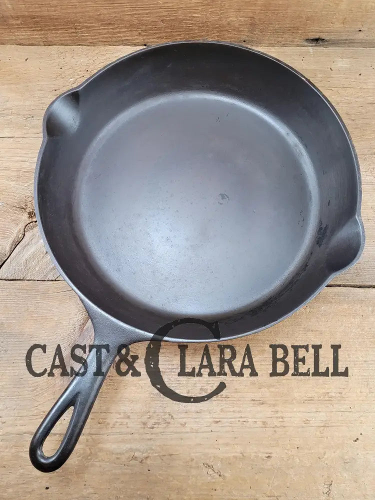 Very Early 1900’S Erie (Griswold) #9 Cast Iron Skillet 710 A. Sixth Series Model See Pics For