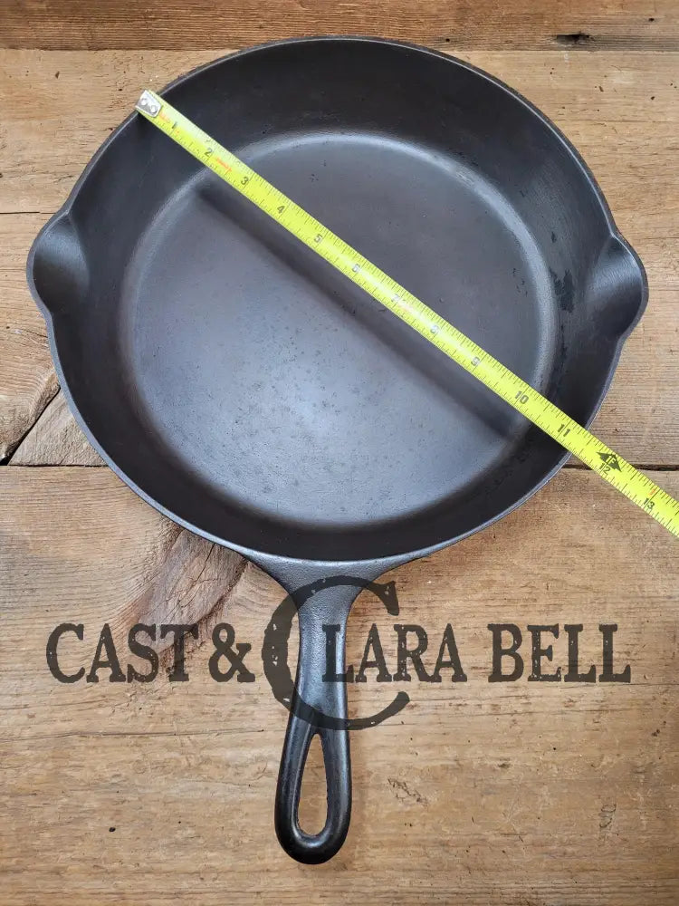 Very Early 1900’S Erie (Griswold) #9 Cast Iron Skillet 710 A. Sixth Series Model See Pics For