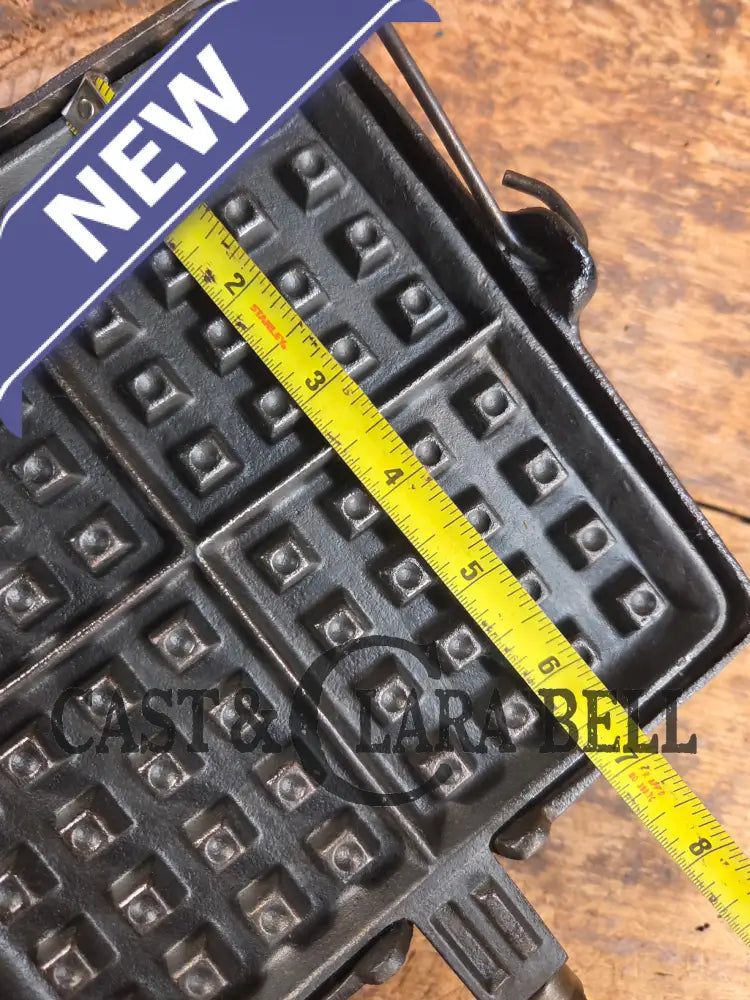 VERY early 1910’s Wagner Square Waffle Iron with Tall Base. Hard to find! Ready to make crispy waffles Waffle Iron