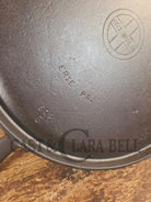 VERY handy GORGEOUS griddle! Griswold No. 9 Handled Griddle with Small Block Logo 609. Makes Great grilled cheese and
