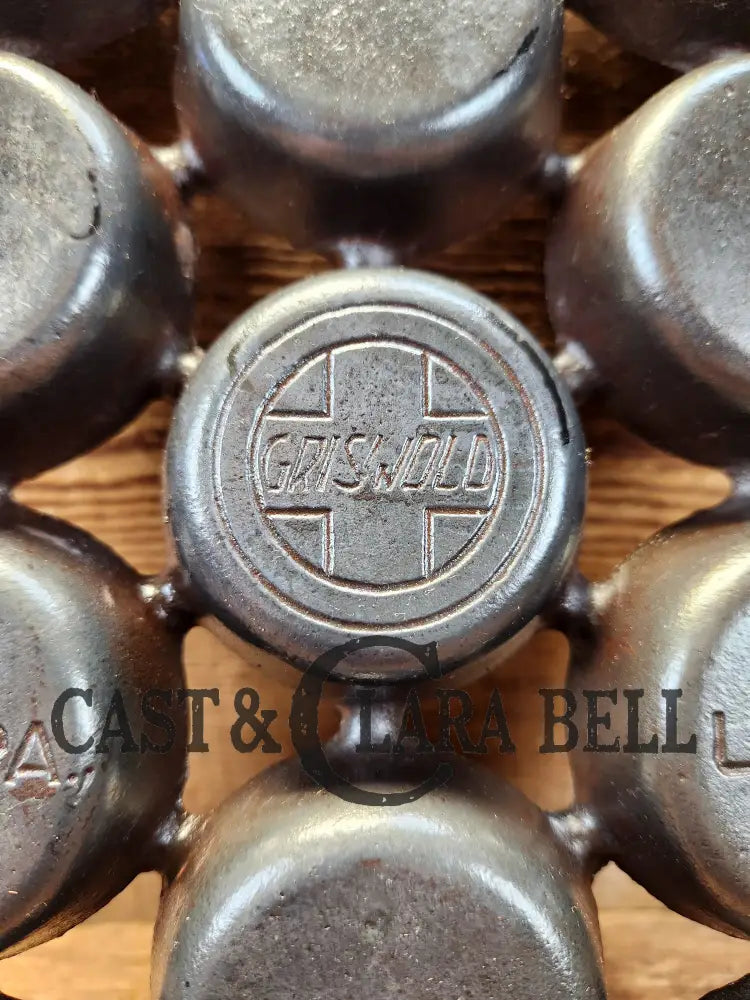 Very Hard To Find! 1920’S Variation #6 (Rarity 8) Fully Marked Griswold No. 12 Gem Pan.