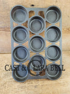 VERY hard to find! 1920’s Variation #7 (Rarity 8) Fully Marked Griswold No. 12 Gem Pan. Collector’s Piece!