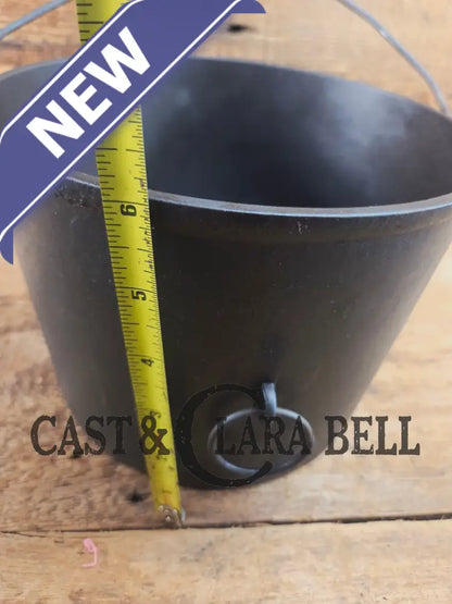 Very Rare! 1890’s Era #6 Griswold Erie flat bottom kettle #809. Collectors’ piece but ALSO a PERFECT daily user for