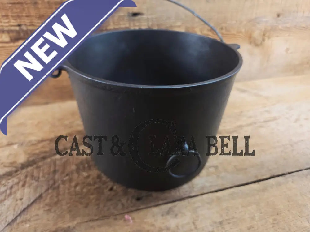 Very Rare! 1890’s Era #6 Griswold Erie flat bottom kettle #809. Collectors’ piece but ALSO a PERFECT daily user for