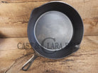 Very Rare 1890’s first series Wagner DEEP #10 Skillet. Nickel plated patina outside and black iron inside. What a