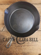 Very Rare 1890’s first series Wagner DEEP #10 Skillet. Nickel plated patina outside and black iron inside. What a