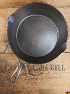 Very Rare 1890’s first series Wagner DEEP #10 Skillet. Nickel plated patina outside and black iron inside. What a