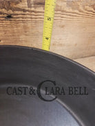 Very Rare 1890’s first series Wagner DEEP #10 Skillet. Nickel plated patina outside and black iron inside. What a