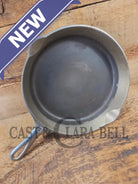 Very unique! 1930’s Griswold #8 Large Block Logo 704 A Cast Iron Skillet. Inside black iron outside chrome patina