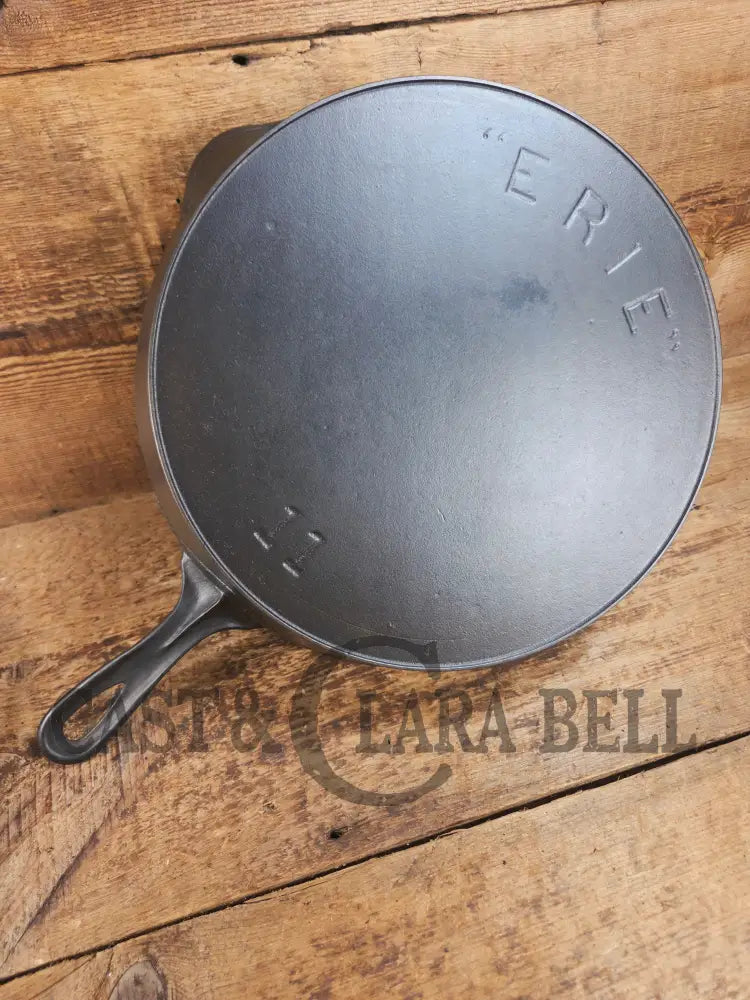 VHTF 1895-1910 2nd Series ERIE #11 cast iron skillet! A collector favorite and in amazing condition! Don’t miss this