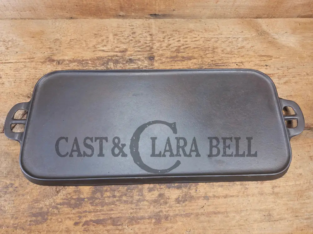Wagner #8 cast iron long griddle. Great for campfire pancakes! - Griddle