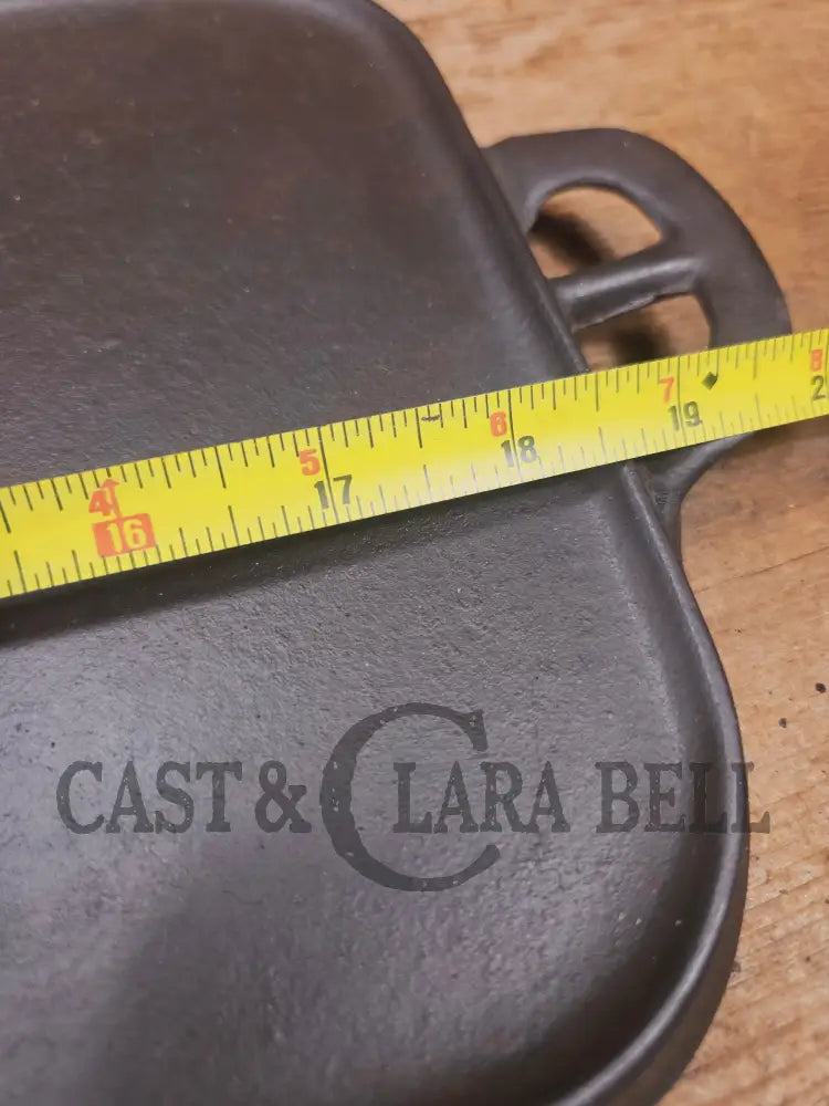 Wagner #8 cast iron long griddle. Great for campfire pancakes! - Griddle