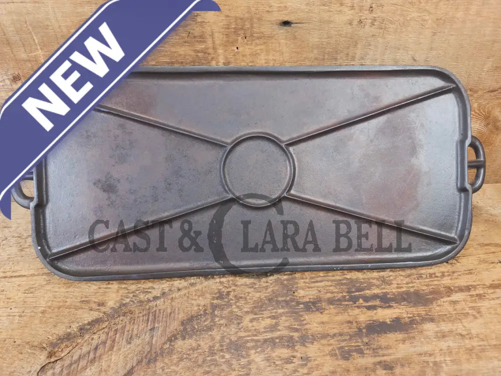Wagner #8 cast iron long griddle. Great for campfire pancakes! - Griddle