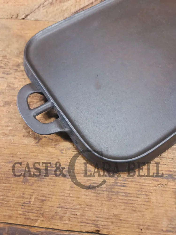 Wagner #8 cast iron long griddle. Great for campfire pancakes! - Griddle