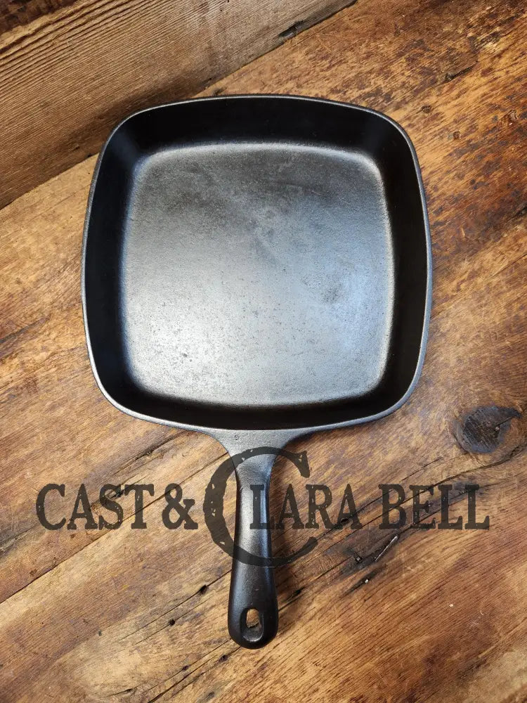 Wagner Made Griswold Square Skillet With Small Block Logo 55 B. Restored And Ready To Use!