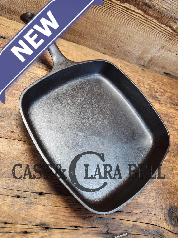 Wagner Made Griswold Square Skillet With Small Block Logo 55 B. Restored And Ready To Use!