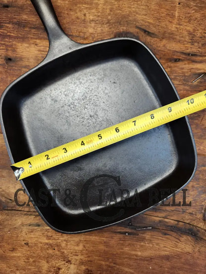 Wagner Made Griswold Square Skillet With Small Block Logo 55 B. Restored And Ready To Use!