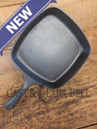 Wagner made Griswold Square Skillet with Small Block Logo 55. Restored and Ready to Use! - Skillet