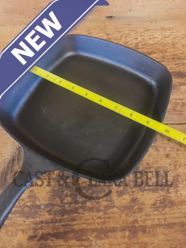 Wagner made Griswold Square Skillet with Small Block Logo 55. Restored and Ready to Use! - Skillet
