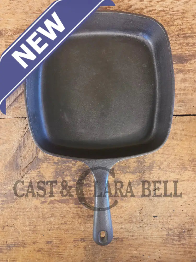 Wagner made Griswold Square Skillet with Small Block Logo 55. Restored and Ready to Use! - Skillet